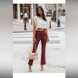 COTTON CROPPED TEE - TAPIOCA